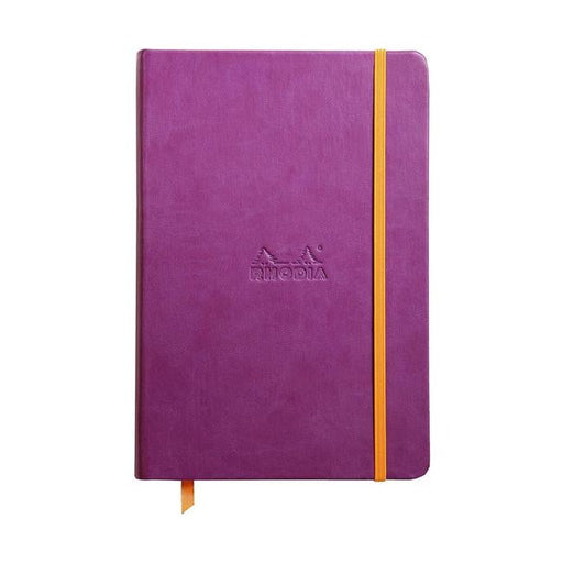 Rhodiarama Hardcover Notebook A5 Blank Purple-Officecentre