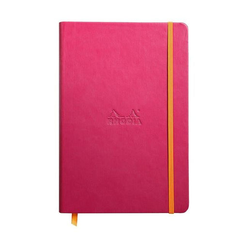 Rhodiarama Hardcover Notebook A5 Blank Raspberry-Officecentre