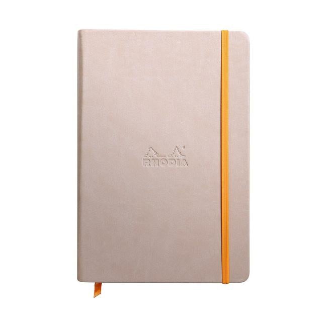 Rhodiarama Hardcover Notebook A5 Lined Beige-Officecentre