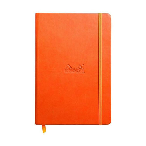 Rhodiarama Hardcover Notebook A5 Lined Tangerine-Officecentre