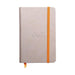 Rhodiarama Hardcover Notebook Pocket Lined Beige-Officecentre