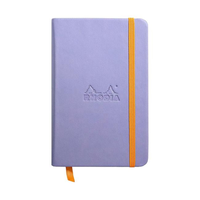 Rhodiarama Hardcover Notebook Pocket Lined Iris Blue-Officecentre