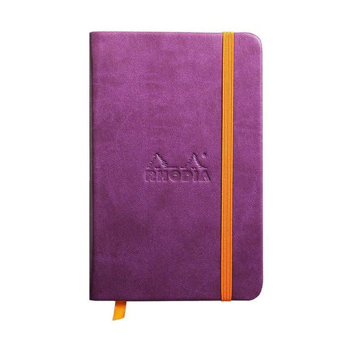 Rhodiarama Hardcover Notebook Pocket Lined Purple-Officecentre