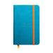 Rhodiarama Hardcover Notebook Pocket Lined Turquoise-Officecentre