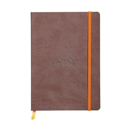 Rhodiarama Softcover Notebook A5 Dotted Chocolate-Officecentre