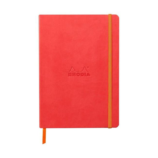 Rhodiarama Softcover Notebook A5 Dotted Coral-Officecentre