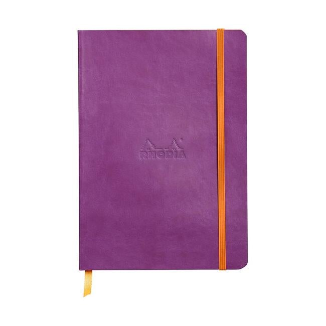 Rhodiarama Softcover Notebook A5 Dotted Purple-Officecentre