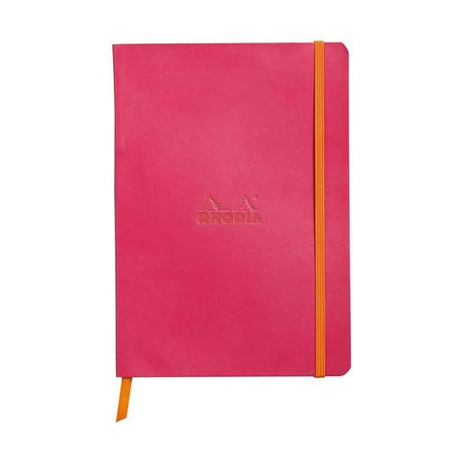 Rhodiarama Softcover Notebook A5 Lined Raspberry-Officecentre