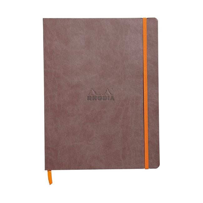 Rhodiarama Softcover Notebook B5 Dotted Chocolate-Officecentre