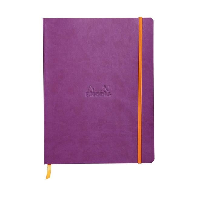 Rhodiarama Softcover Notebook B5 Dotted Purple-Officecentre