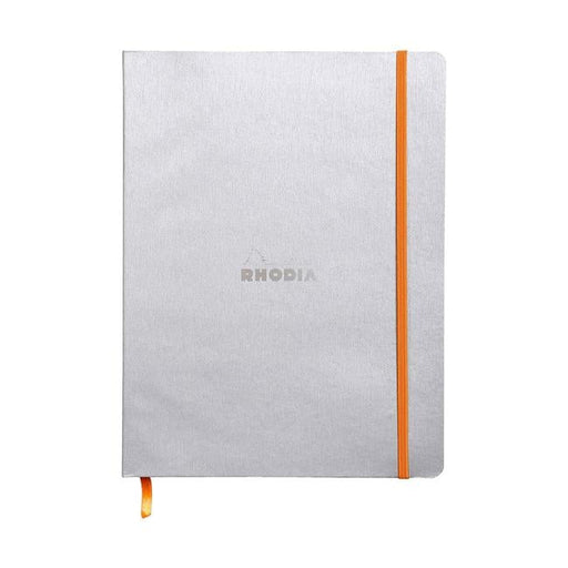 Rhodiarama Softcover Notebook B5 Dotted Silver-Officecentre