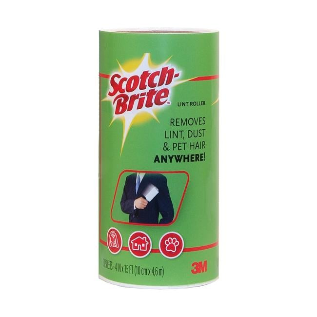 Scotch-Brite Lint Roller Refill 836RP-30 30 Sheets-Officecentre