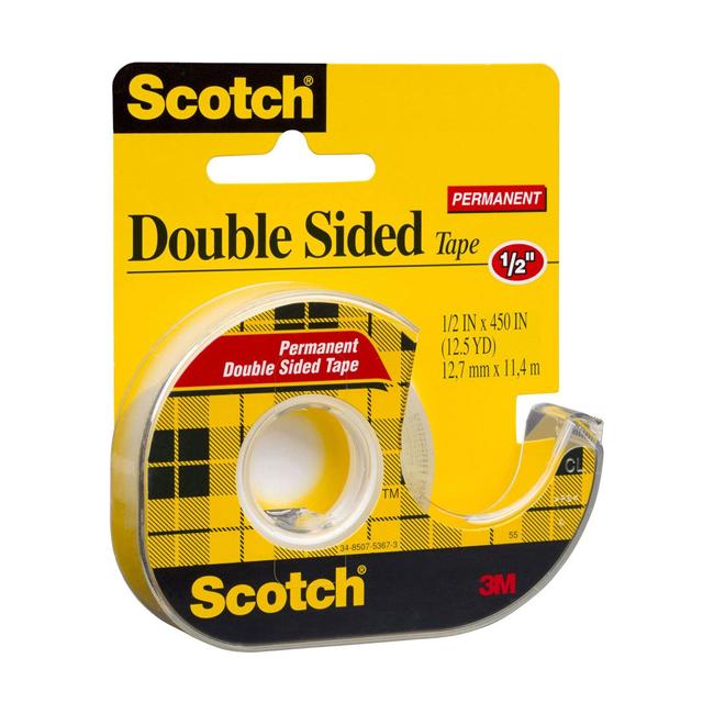 Scotch Double Sided Tape Dispenser 137 12mm x 11.4m-Officecentre