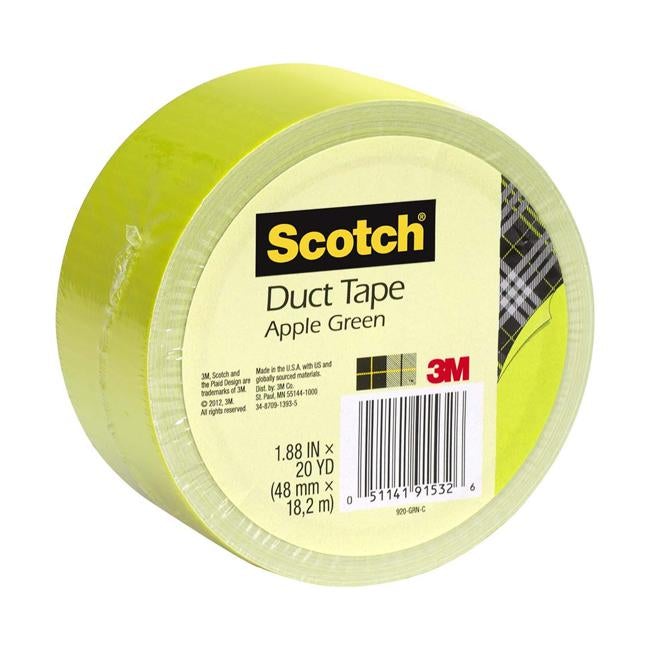 Scotch Duct Tape 920-GRN 48mm x 18.2m Green Apple-Officecentre