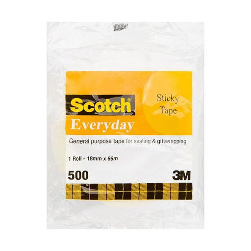Scotch Everyday Tape 500 18mm x 66m-Officecentre