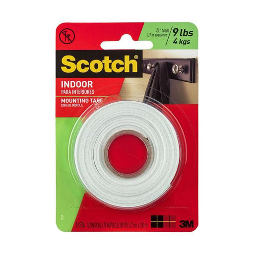 Scotch Indoor Mounting Tape 110P 12.7mmx1.9m-Officecentre