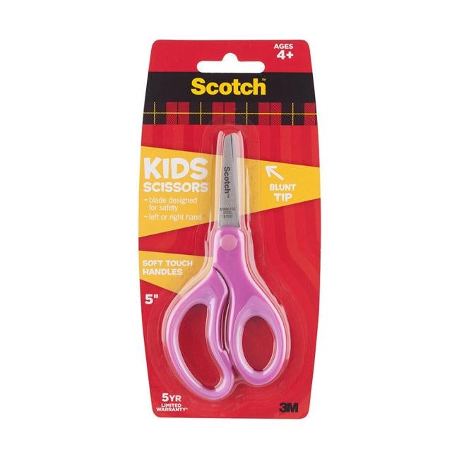 Scotch Kids Softgrip Scissors 1442B Mixed colours of Pink and Blue-Officecentre
