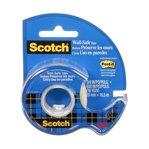 Scotch Tape Wall-Safe 183 19mm x 16.5m Roll-Officecentre