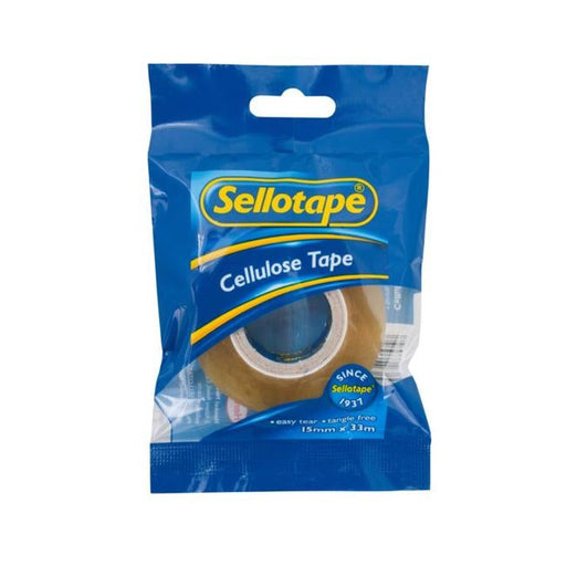 Sellotape 1100 Cellulose Tape 12mmx33m-Officecentre