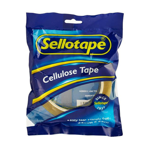 Sellotape 1105 Cellulose Tape 24mmx66m-Officecentre