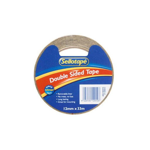 Sellotape 1205 Double Sided Tape 12mmx33m-Officecentre