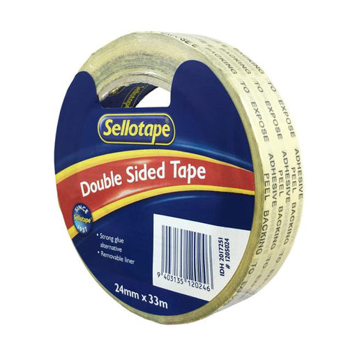 Sellotape 1205 Double Sided Tape 24mmx33m-Officecentre
