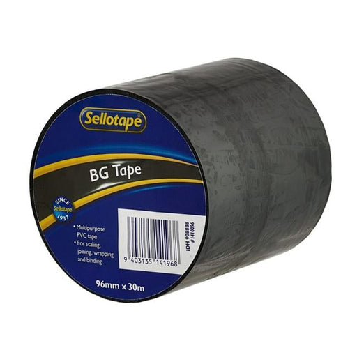 Sellotape 1410 BG Tape Black 96mmx30m-Officecentre