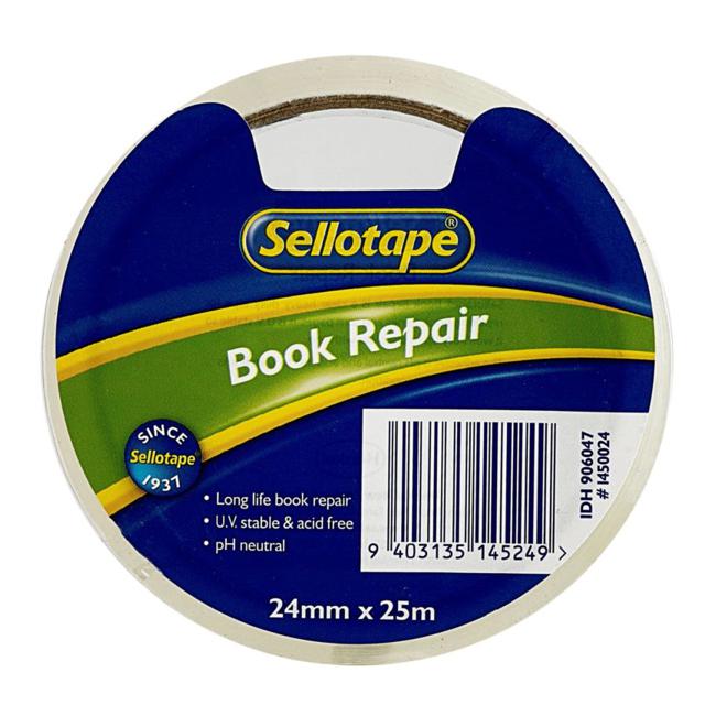 Sellotape 1450 Book Repair Tape 24mmx25m-Officecentre