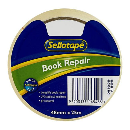 Sellotape 1450 Book Repair Tape 48mmx25m-Officecentre