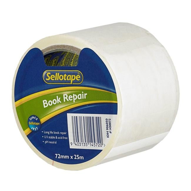 Sellotape 1450 Book Repair Tape 72mmx25m-Officecentre