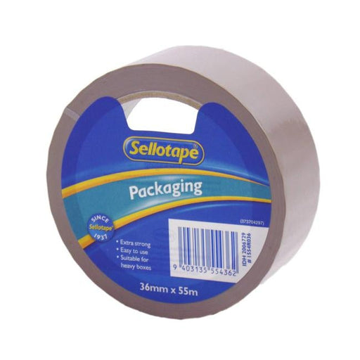 Sellotape 1554r Vinyl Brown 36mmx55m-Officecentre