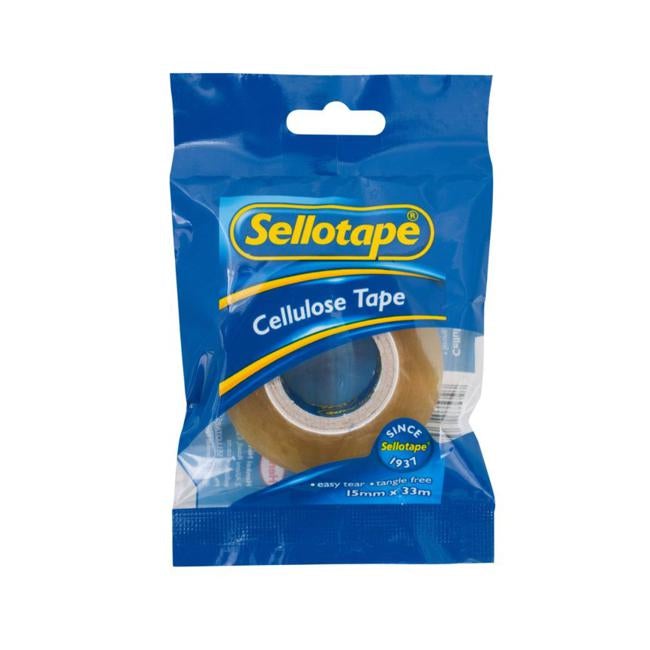 Sellotape 3270 Cellulose Tape 15mmx33m-Officecentre