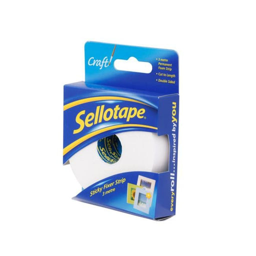 Sellotape 4195 Double Sided Foam Strip 25mmx3m-Officecentre