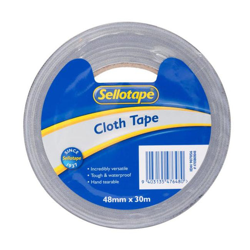 Sellotape 4705 Cloth Tape Black 48mmx30m-Officecentre