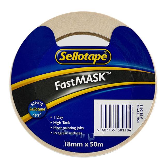 Sellotape 5810 Fastmask 18mmx50m-Officecentre