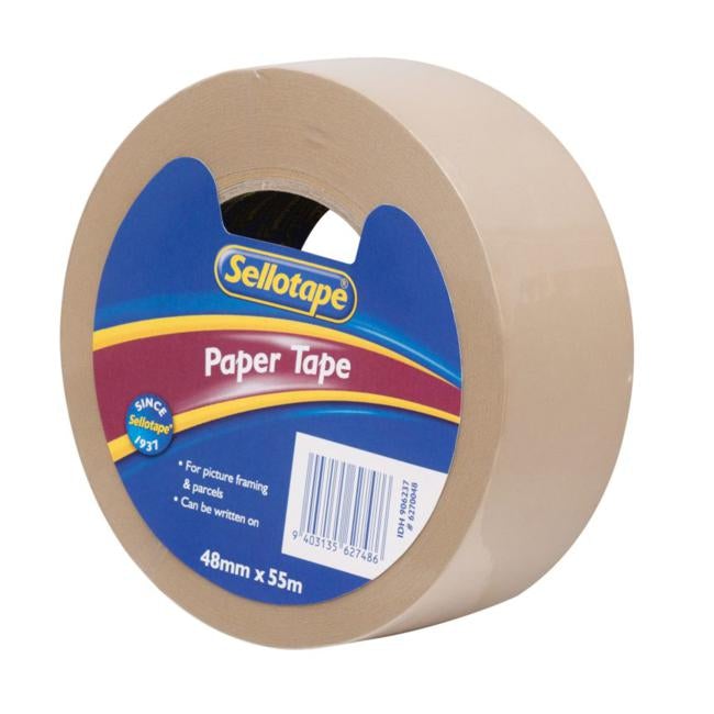 Sellotape 6270 Flatback Paper Tape 48mmx55m-Officecentre