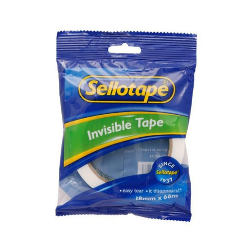 Sellotape B1314 Invisible Tape 18mmx66m-Officecentre