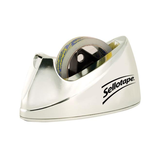 Sellotape Chrome Dispenser – Large-Officecentre
