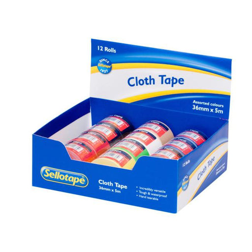 Sellotape Cloth Tape 36mm x 5m-Officecentre