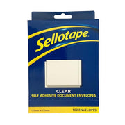 Sellotape Labelopes Clear 115x155mm 100/Pkt-Officecentre