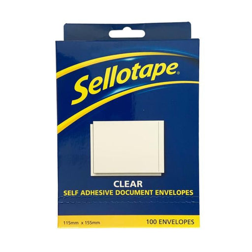 Sellotape Labelopes Clear 115x155mm 100/Pkt-Officecentre