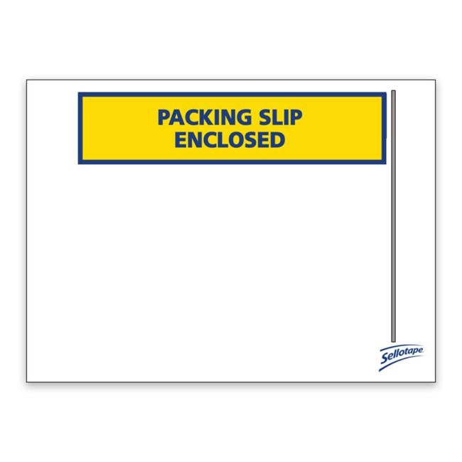 Sellotape Labelopes Packing Slip Enclosed 115x155mm 100/Pkt-Officecentre