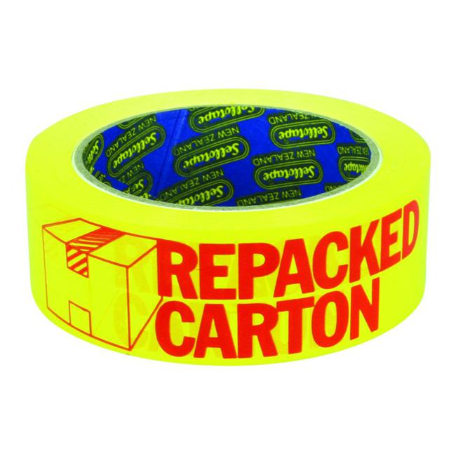 Sellotape M7528 Vinyl Repacked Carton 36mmx66m-Officecentre