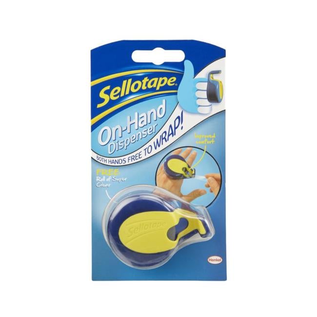 Sellotape On-Hand Dispenser 18mm x 15m-Officecentre