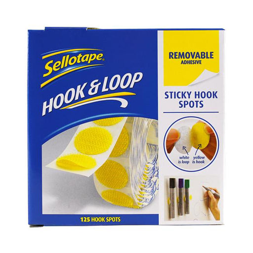 Sellotape Sticky Loops Removable 22mm 125 Pack-Officecentre