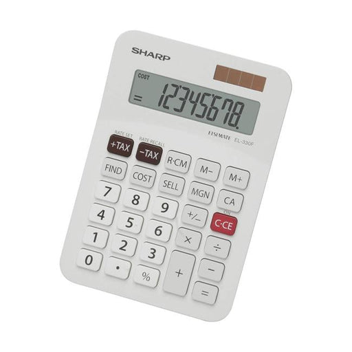 Sharp EL-330FB Twin Power Desktop Tax Calculator-Officecentre