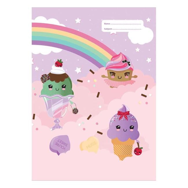 Spencil Everyday Is Sundae  Book Cover Scrapbook  Pack 3  Assorted-Officecentre