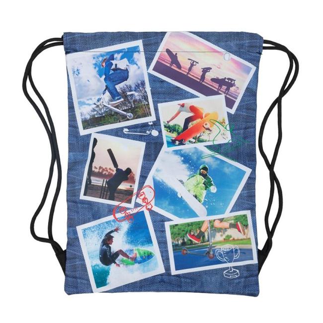 Spencil Sports Collage Sports Drawstring Bag 500 X 370mm-Officecentre