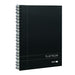Spirax 400 platinum notebook a4 200 page black-Officecentre
