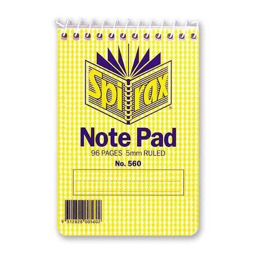 Spirax 560 notebook 112x77mm 96 page t/o-Officecentre
